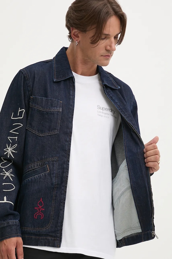 Desigual geacă din denim AARON 24WMED01