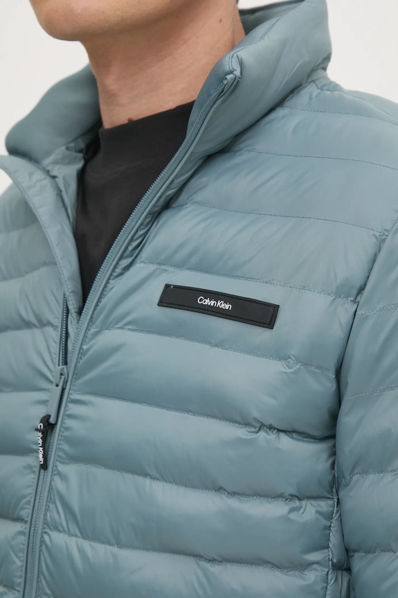 Μπουφάν Calvin Klein K10K113474 τιρκουάζ