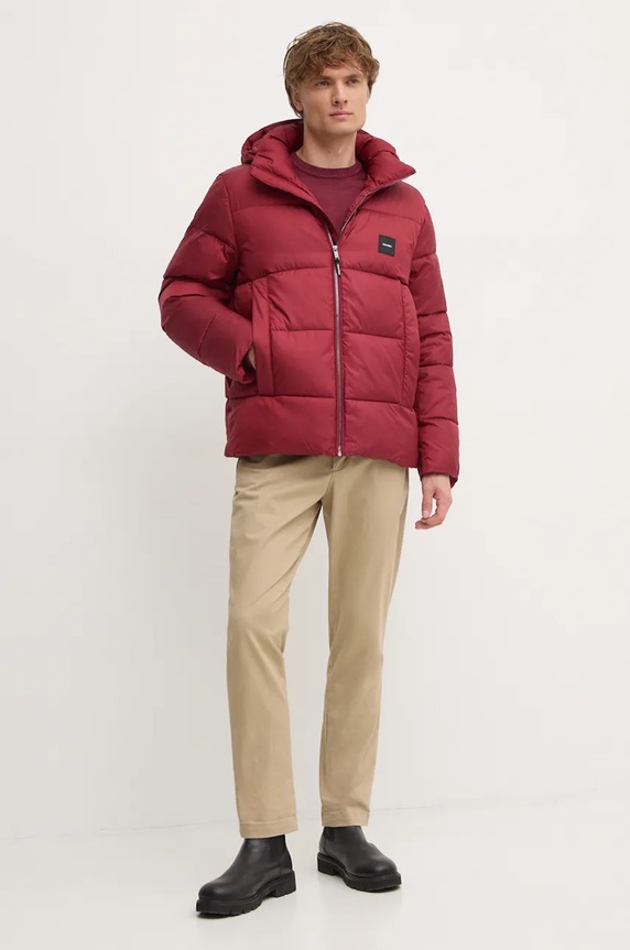Calvin Klein kurtka K10K113476 bordowy NC24
