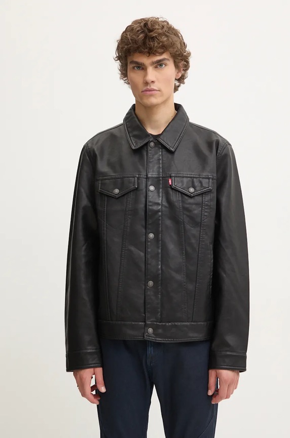 Levi's bezrękawnik bez kaptura czarny A5484