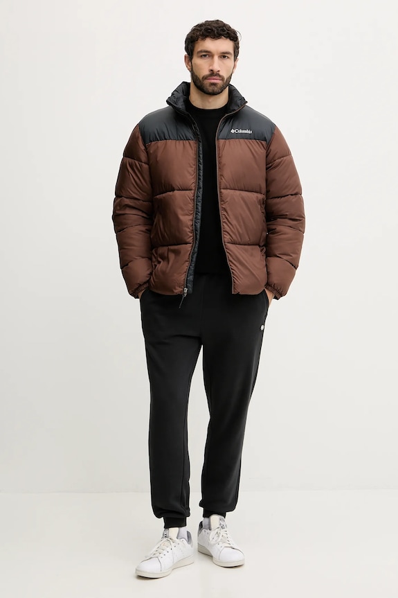 Bunda Columbia Puffect 2086861 hnedá AW25