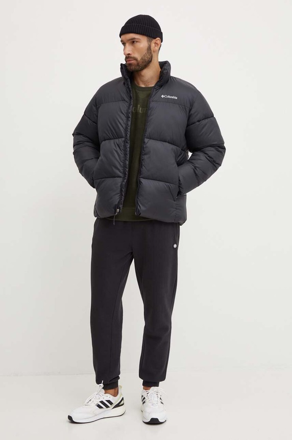Bunda Columbia Puffect 2086861 čierna AW25
