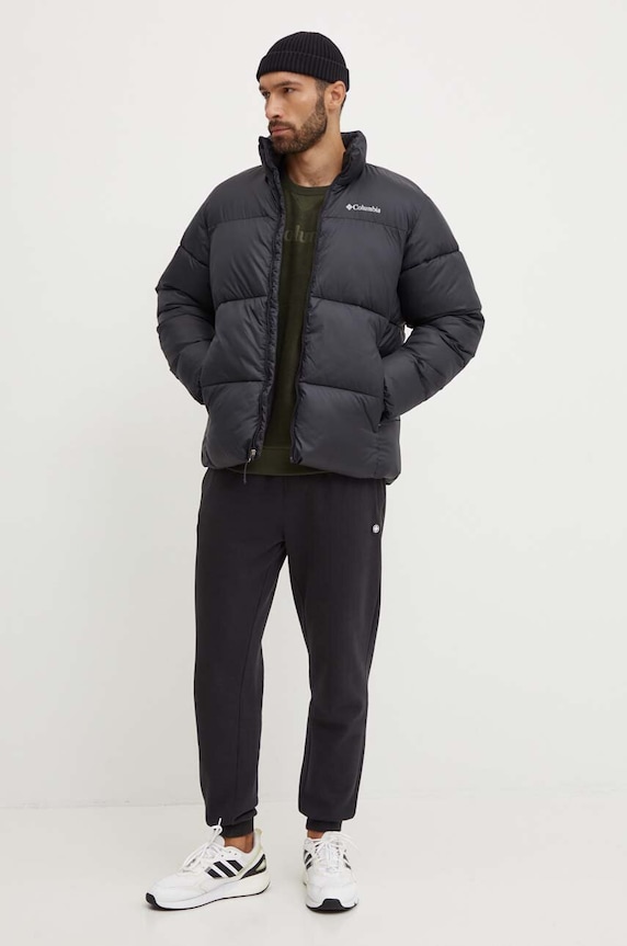 Bunda Columbia Puffect 2086861 čierna AW25