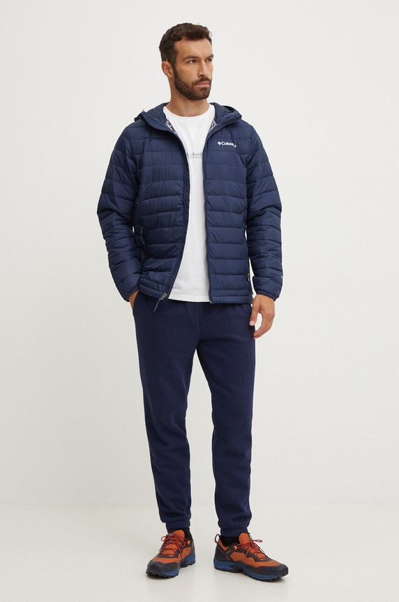 Sportovní bunda Columbia Powder Lite II 2086944 námořnická modř AW24