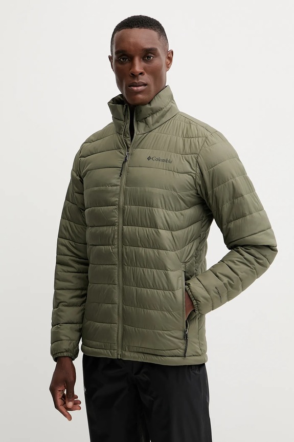 Αθλητικό μπουφάν Columbia Powder Lite II πράσινο 2086964