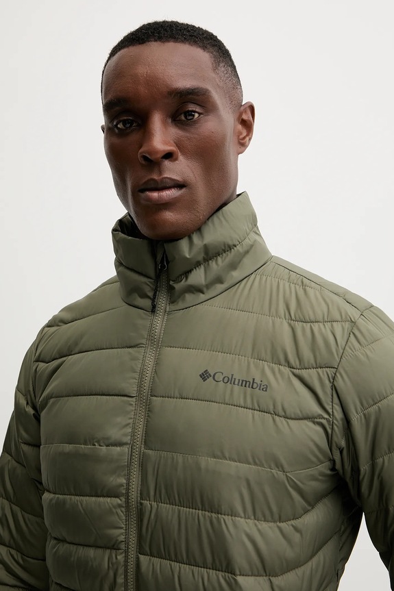 Αθλητικό μπουφάν Columbia Powder Lite II πράσινο 2086964