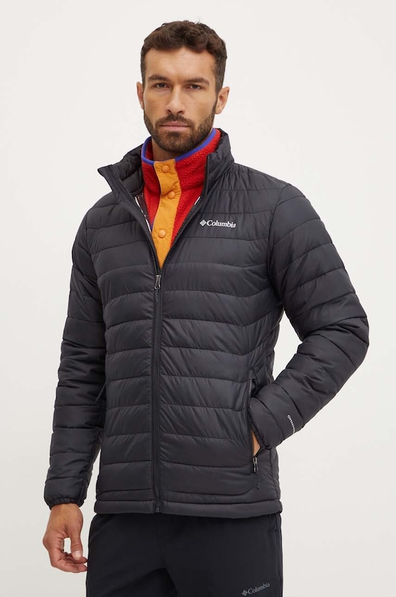 Sportovní bunda Columbia Powder Lite II bez kapuce černá 2086964