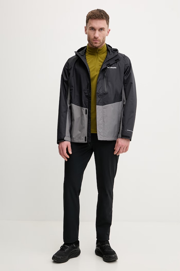 Columbia pánsky pršiplášť Pouring Adventure 2117171 sivá SS26