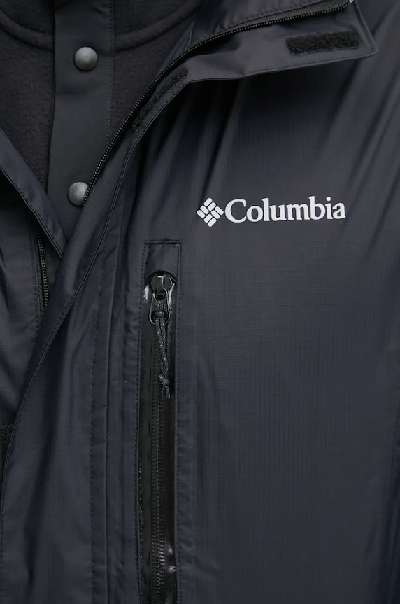 Columbia pršiplášť pánsky Pouring Adventure 2117171 čierna