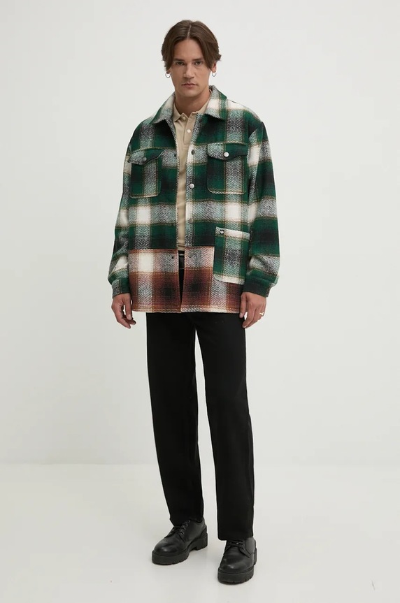 Desigual ingkabát ABRAHAN 24WMEW04 zöld AW24