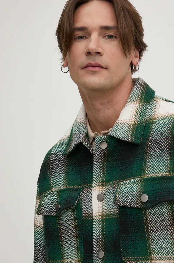 Desigual ingkabát ABRAHAN 24WMEW04 zöld