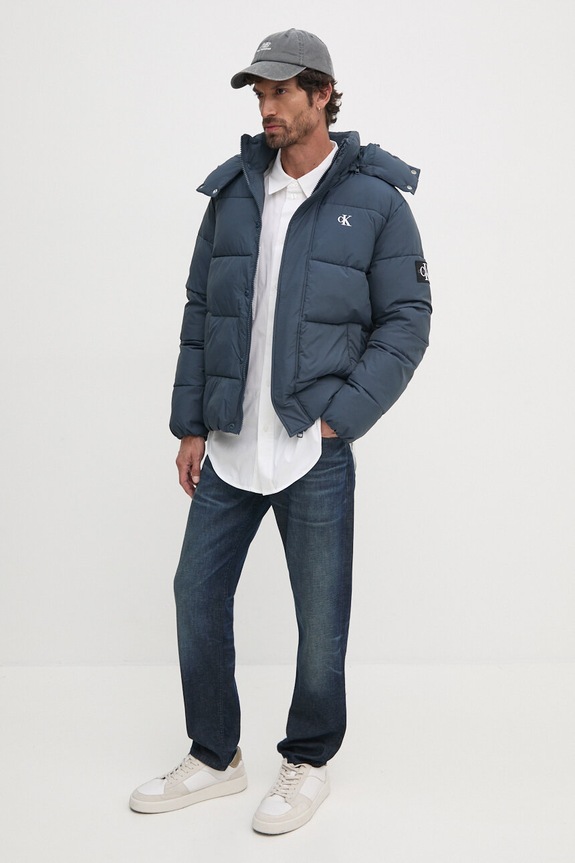Calvin Klein Jeans kurtka J30J326104 granatowy AW24