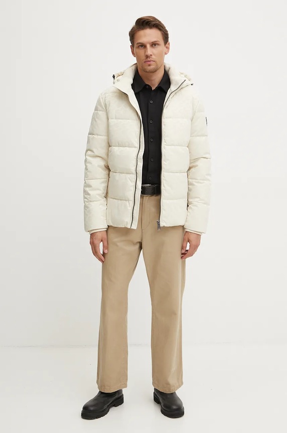 Bunda Guess MONOGRAM M4BL42.WG9L2 béžová AW25