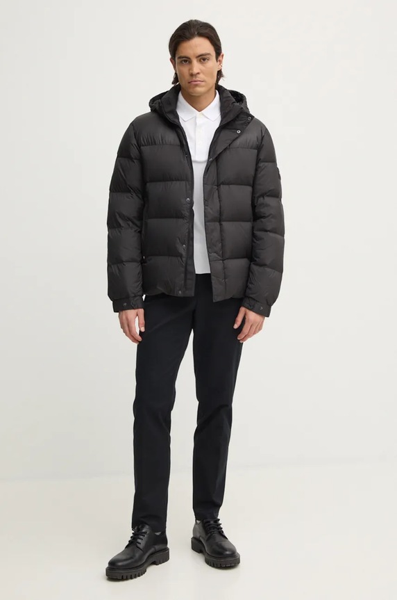 Péřová bunda Tommy Hilfiger MW0MW36569 černá NC24
