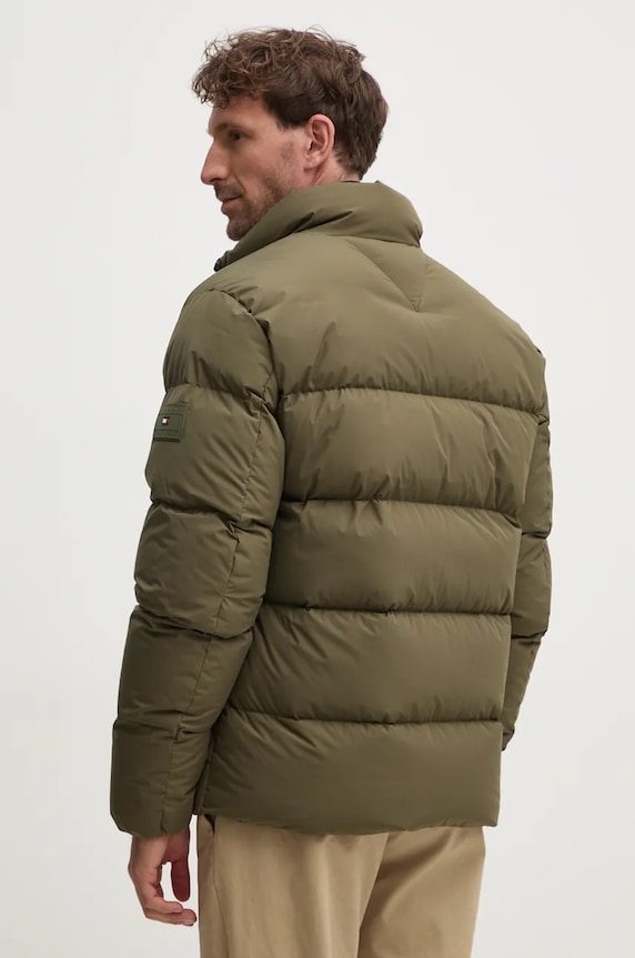 Ρούχα Μπουφάν με επένδυση από πούπουλα Tommy Hilfiger MW0MW36666 πράσινο