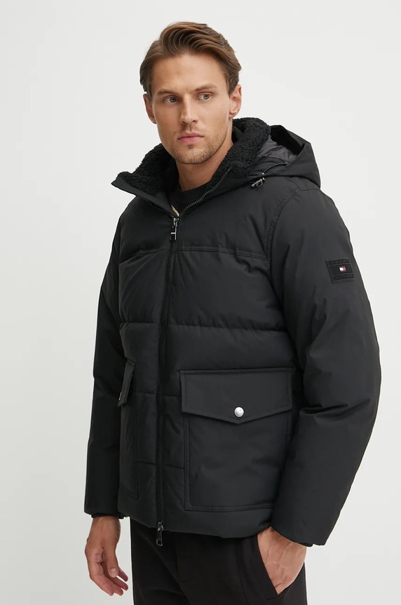 Tommy Hilfiger kurtka czarny MW0MW37125
