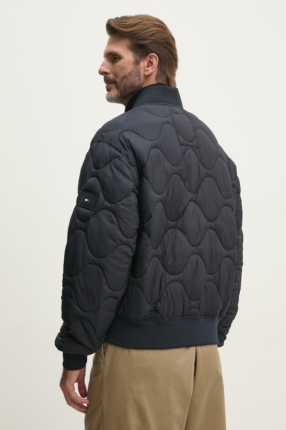 Oblečení Bomber bunda Tommy Hilfiger MW0MW37341 námořnická modř