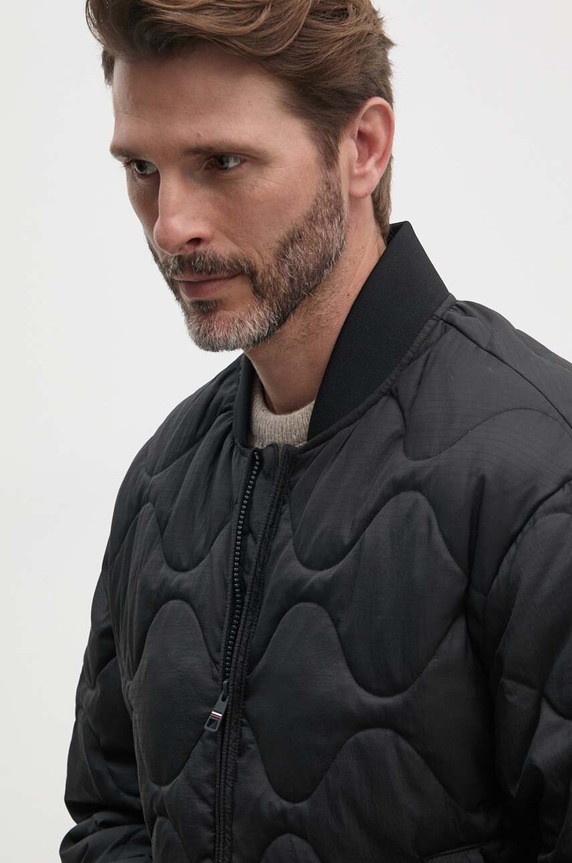 Tommy Hilfiger kurtka bomber czarny MW0MW37341