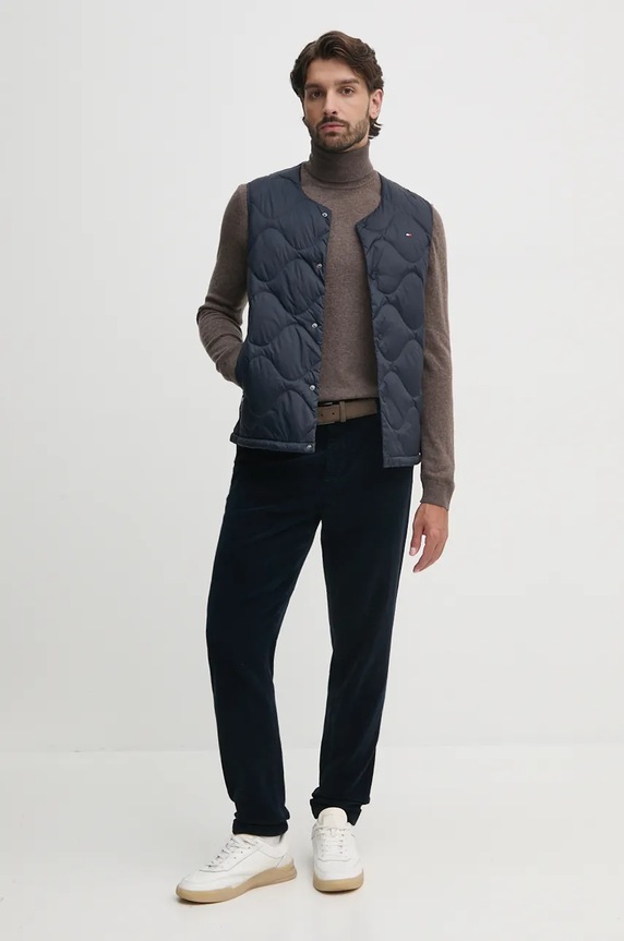 Tommy Hilfiger bezrękawnik puchowy MW0MW36583 granatowy AW24