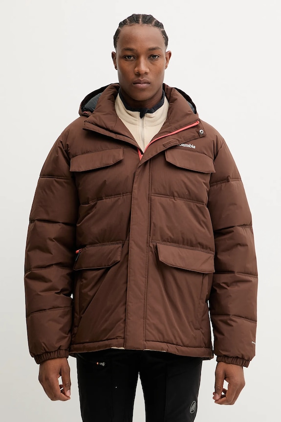 Columbia rövid kabát Landroamer Puffer barna 2088081