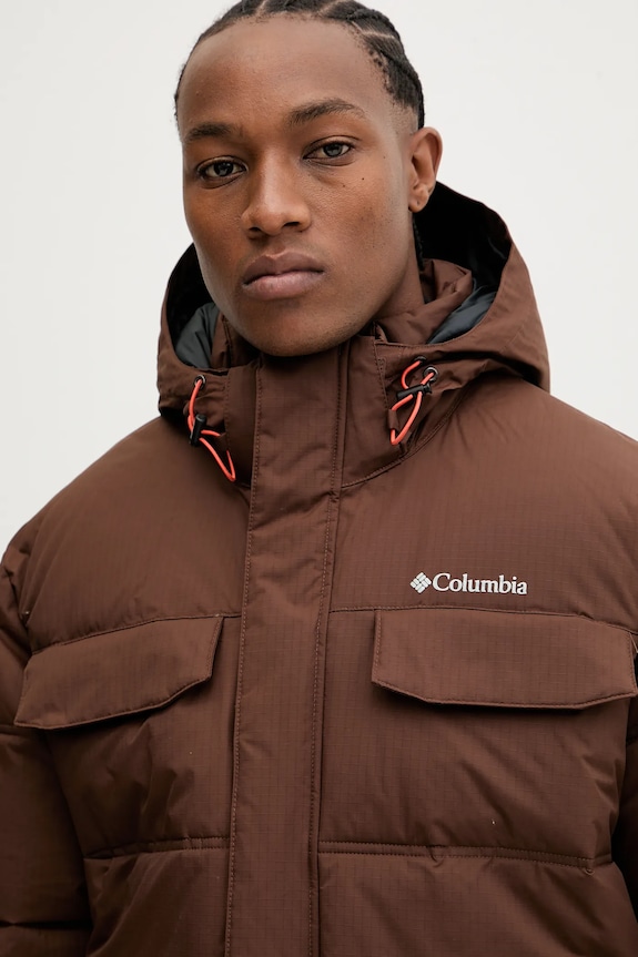 Columbia rövid kabát Landroamer Puffer barna 2088081