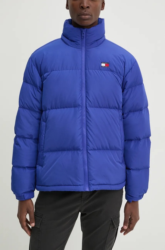 Tommy Jeans geaca de puf DM0DM19537 albastru