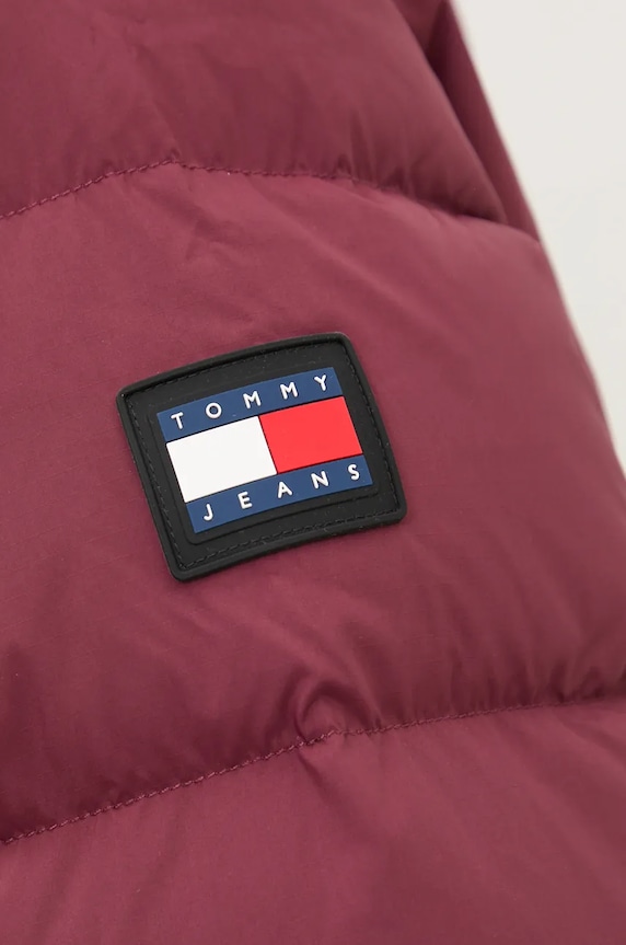 Tommy Jeans geaca de puf DM0DM19786 burgundia