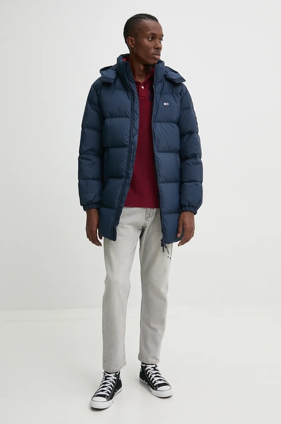 Pernata jakna Tommy Jeans DM0DM20466 mornarsko plava AW25