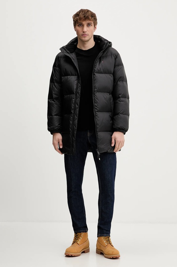 Tommy Jeans pehelydzseki DM0DM20466 fekete AW25