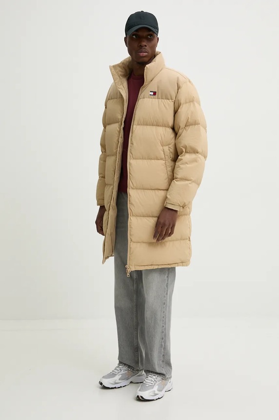 Pernata jakna Tommy Jeans DM0DM20605 bež AW24
