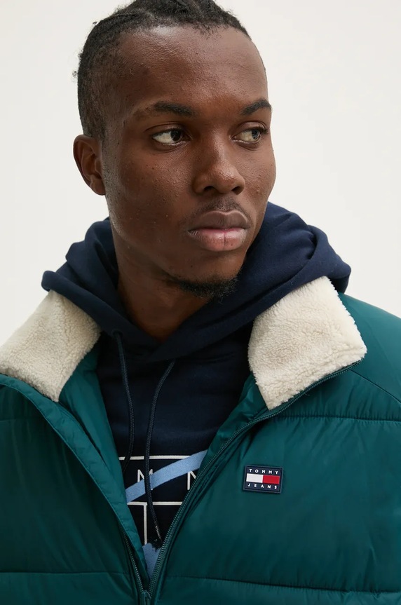 Vesta Tommy Jeans tyrkysová DM0DM19632