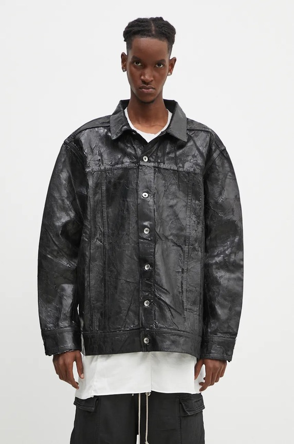 Куртка Rick Owens Jumbo Worker інші чорний DU02D2761.BMC