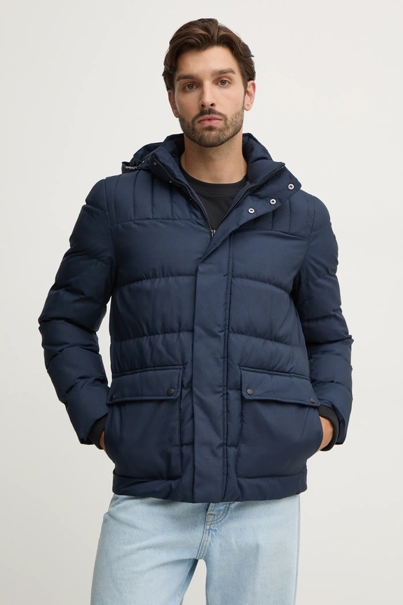 Geox giacca foderato blu navy M4628U.T3141.F9130