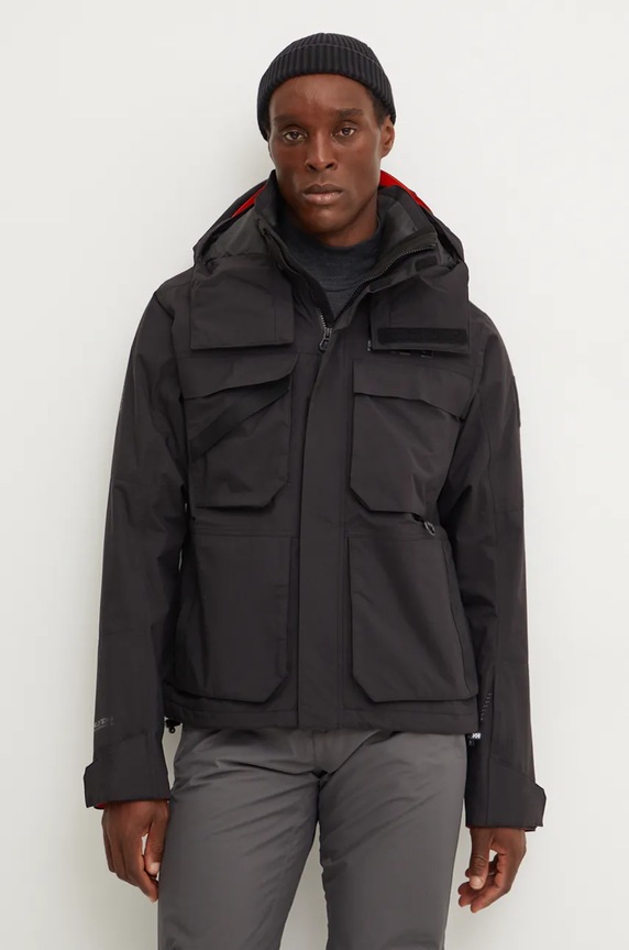 Helly Hansen kurtka ULLR D Heritage Short sporty zimowe czarny 65978