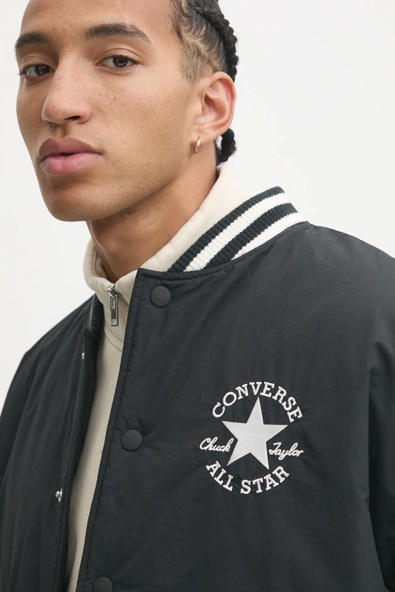 Куртка-бомбер Converse чёрный 10026976.A01