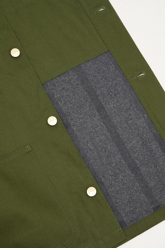 Carhartt WIP giacca in cotone Michigan Coat I015261.2EO01 verde