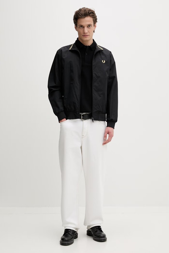 Fred Perry jacket The Brentham Jacket J2660.350 black SS26