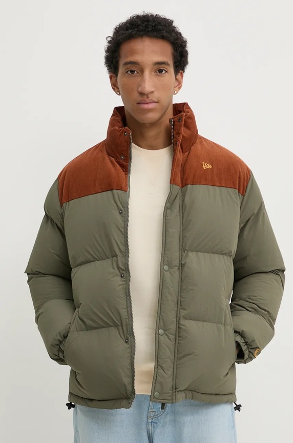 Jakna New Era s toplom postavom zelena 60564837