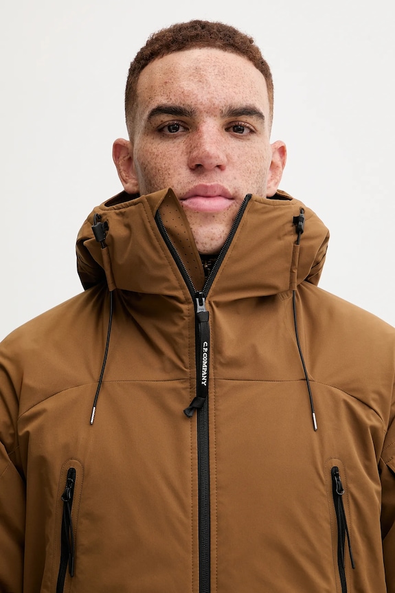 C.P. Company giacca Pro-Tek Padded Hooded Jacket marrone 17CMOW014A004117A