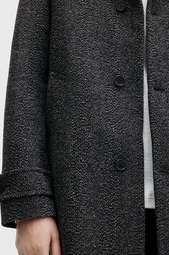 Oblečení Vlněný kabát AllSaints FINCHER M016OB šedá