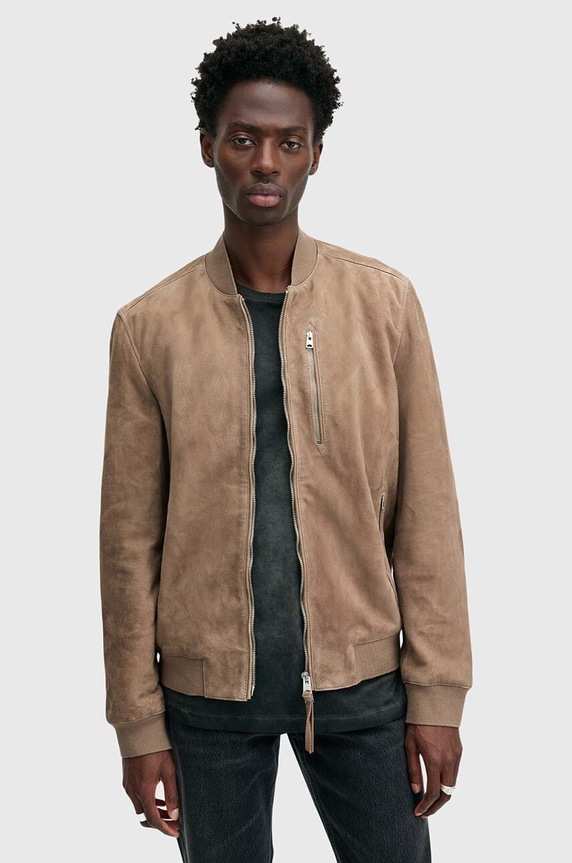 AllSaints bomberka M067LB brązowy