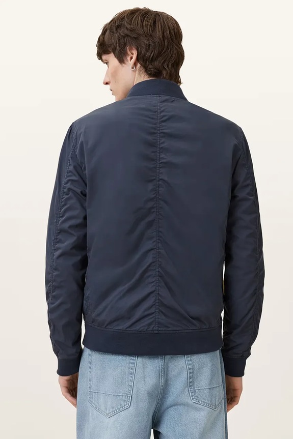 Bunda AllSaints M077OB tmavomodrá