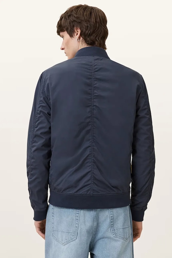 Bunda AllSaints M077OB tmavomodrá