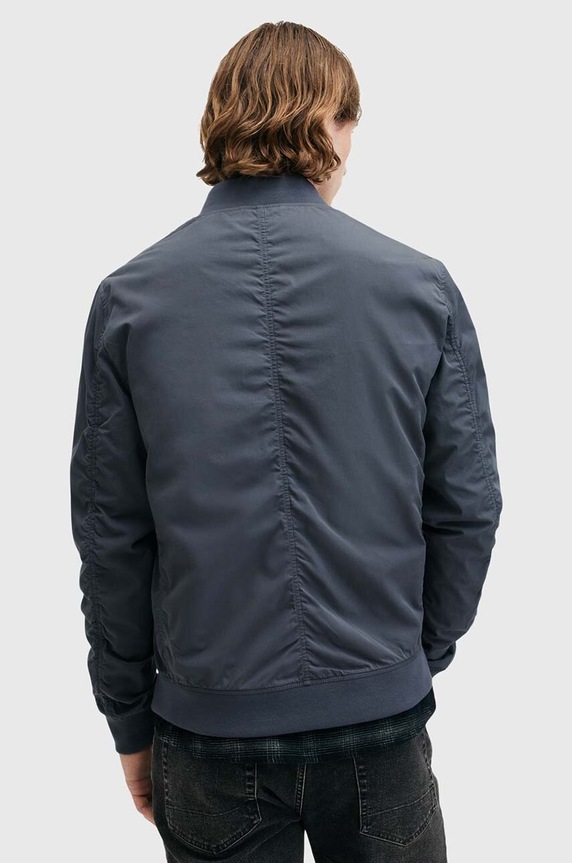 AllSaints kurtka bomber BASSETT granatowy M077OB