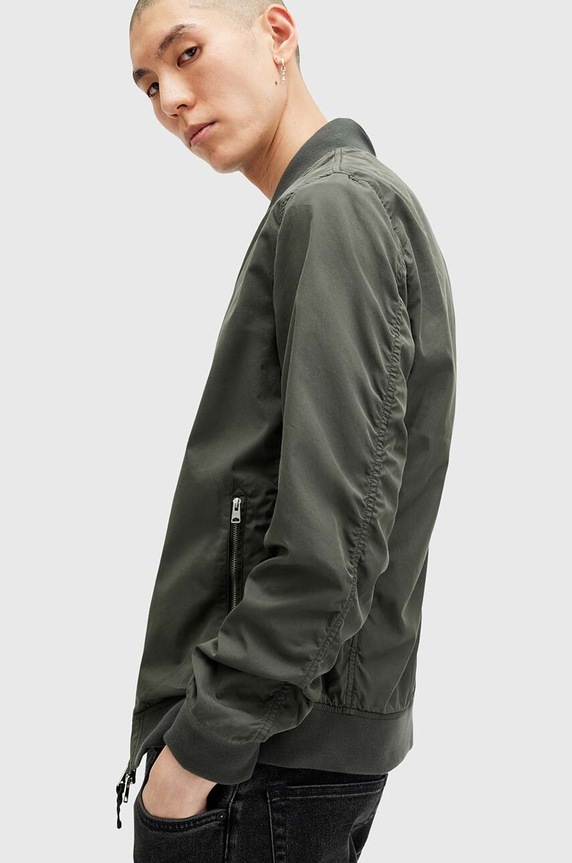 Odzież AllSaints kurtka bomber BASSETT M077OB zielony