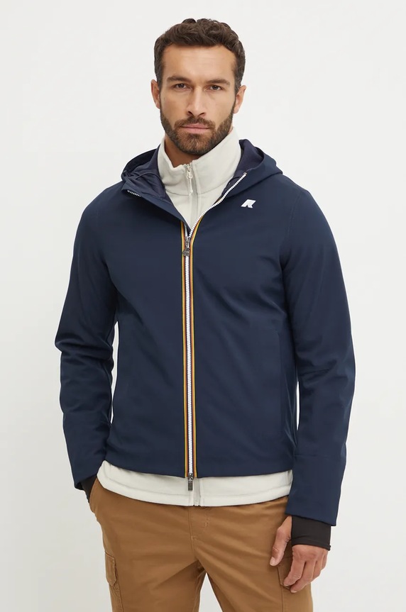 Jakna K-Way s kapuljačom mornarsko plava K6131BW