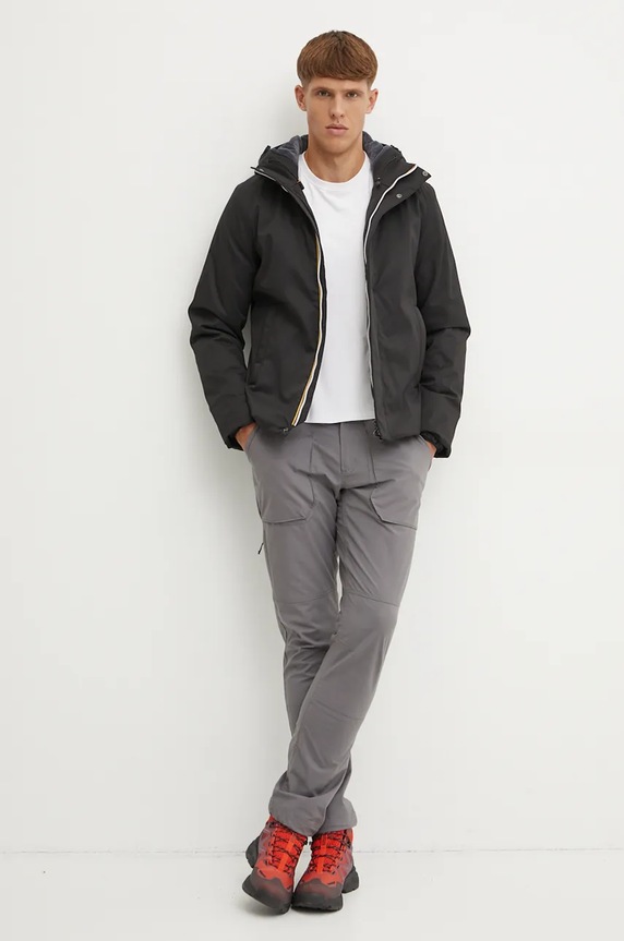 Bunda K-Way K8133DW černá AW24