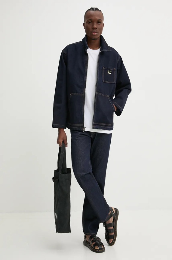 Levi's geaca jeans Levi's Skateboarding A5732 bleumarin AW24