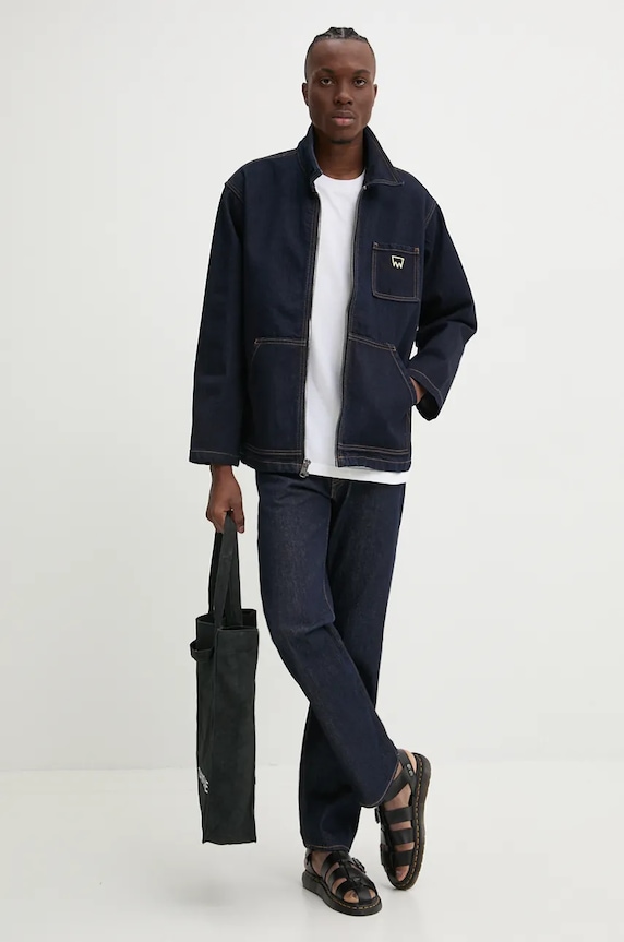 Levi's geaca jeans Levi's Skateboarding A5732 bleumarin AW24
