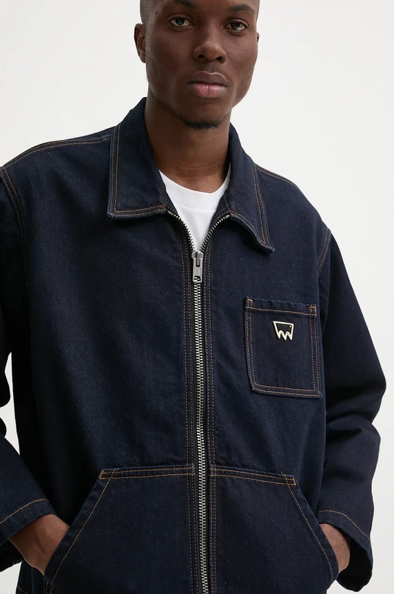 Levi's geaca jeans Levi's Skateboarding A5732 bleumarin
